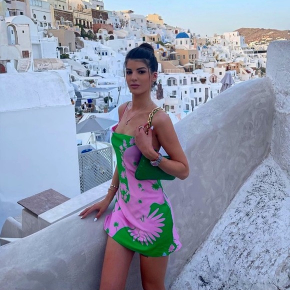 Zara Satin Effect Dress NWT - Picture 3 of 16